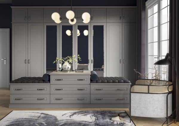 Foxton mirrored fitted wardrobes